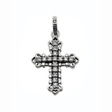 SMALL CONSORT CROSS PENDANT w/ CZ