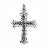 MEDIUM CONSORT CROSS PENDANT w/ CZ
