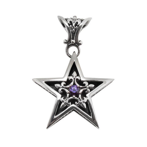 MONTANA STAR PENDANT w/ CZ