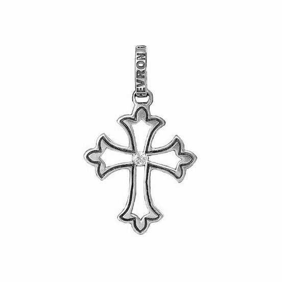 BORDER CROSS PENDANT w/ DIAMOND