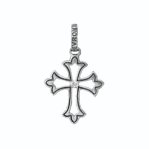 BORDER CROSS PENDANT w/ DIAMOND