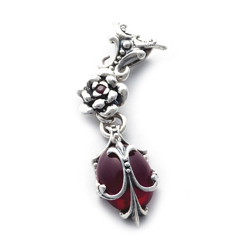 TROPEZ PENDANT w/ ROSE & CZ