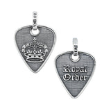 TEXTURED GUITAR PICK w/ CROWN