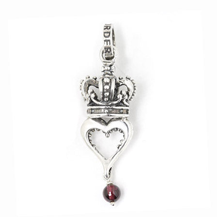 MARGUERITE CROWNED HEART PENDANT