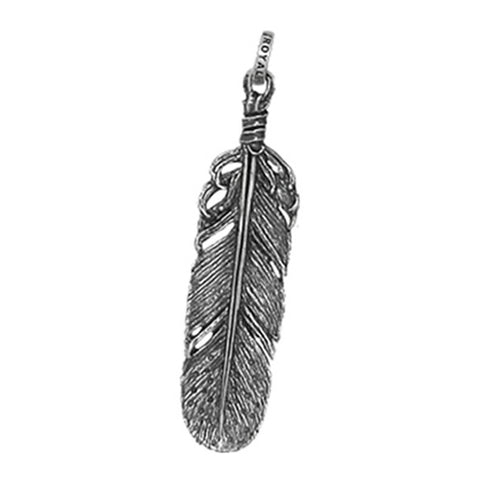 LARGE FEATHER PENDANT