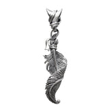 TWISTED FEATHER PENDANT