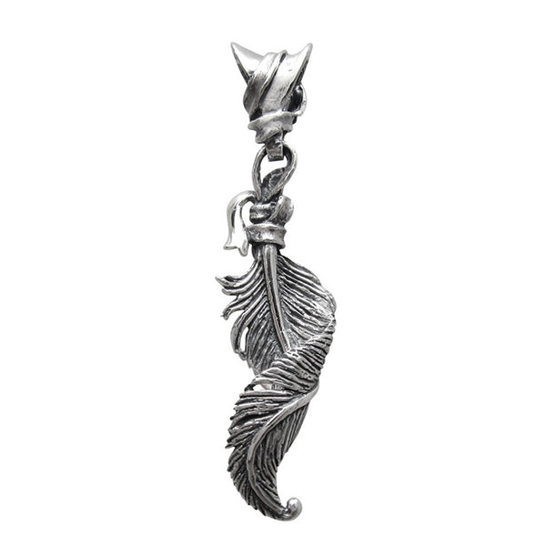 TWISTED FEATHER PENDANT