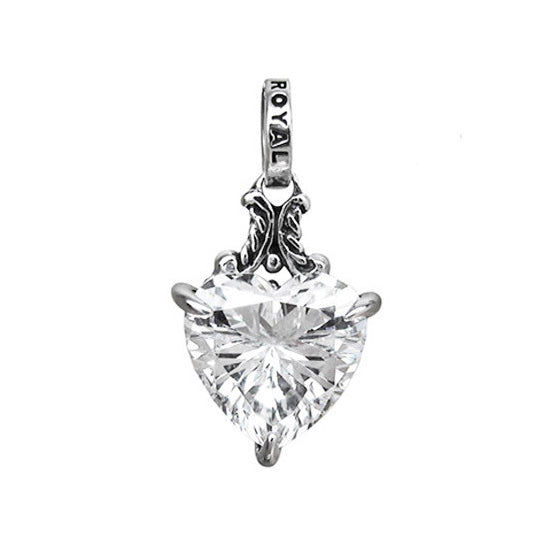 AMELIA HEART PENDANT w/ CZ