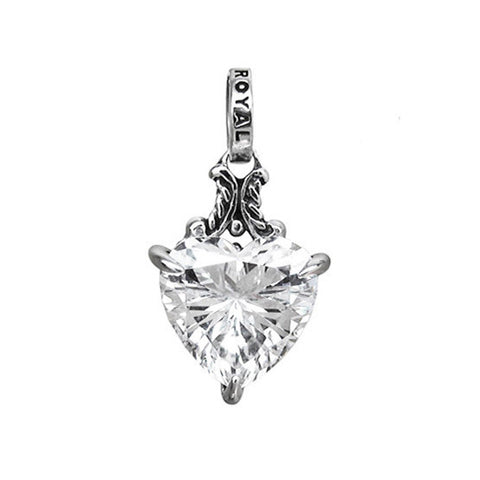 AMELIA HEART PENDANT w/ CZ