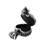 MAGESTIQUE HEART LOCKET PENDANT w/ ONYX