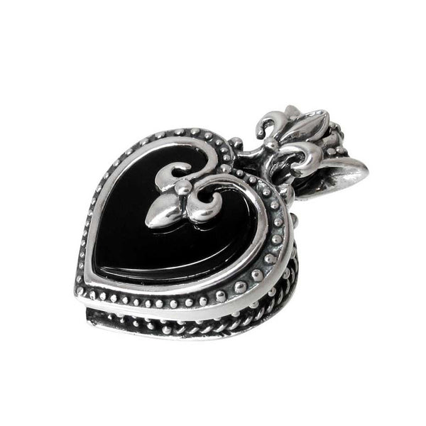 MAGESTIQUE HEART LOCKET w/ ONYX