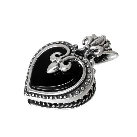 MAGESTIQUE HEART LOCKET w/ ONYX