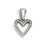 SERENDIPITY HEART PENDANT w/ DIAMONDS