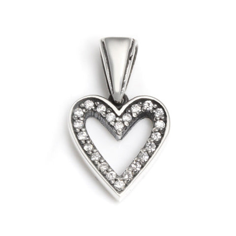 SERENDIPITY HEART PENDANT w/ DIAMONDS
