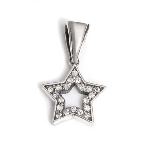 SERENDIPITY STAR PENDANT w/ DIAMONDS