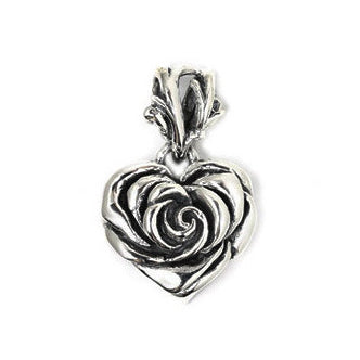 HEART ROSE PENDANT