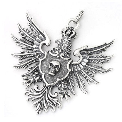EAGLE CREST w/ SKULL PENDANT