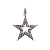 SPARKLE STAR PENDANT w/ CZs