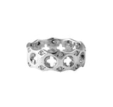 HOLY CROSS RING w/ PRECIOUS STONES