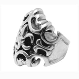 BIG FLEUR DE LIS RING