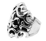 BIG FLEUR DE LIS RING