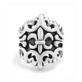 BIG FLEUR DE LIS RING