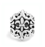 BIG FLEUR DE LIS RING