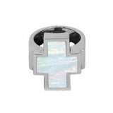 GODFATHER CROSS RING w/ SEMIPRECIOUS STONES