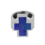 GODFATHER CROSS RING w/ SEMIPRECIOUS STONES