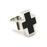 GODFATHER CROSS RING w/ SEMIPRECIOUS STONES
