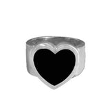 GRACE HEART RING w/ SEMIPRECIOUS STONES
