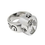 GOD OVAL RING w/ CZ