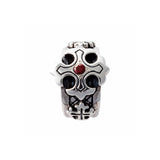 TRIPLE CROSS RING w/ ONE CZ
