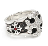 TRIPLE CROSS RING w/ PAVÉ DIAMONDS & PRECIOUS STONE COMBINATION