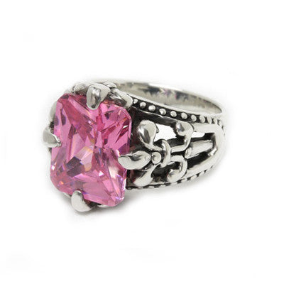CORONET FLEUR DE LIS SQUARE RING