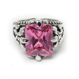 CORONET FLEUR DE LIS SQUARE RING