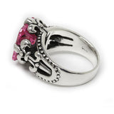 CORONET FLEUR DE LIS SQUARE RING