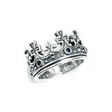 REGAL CROWN RING w/ PRECIOUS STONES