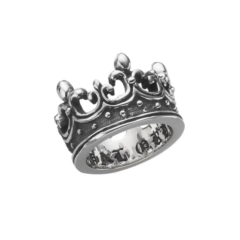FLEUR-DE-LYS CROWN RING