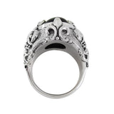 CROWN DOME RING w/ CZ