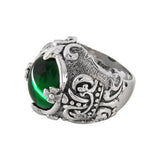 CROWN DOME RING w/ CZ