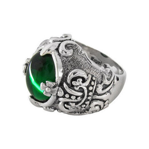 CROWN DOME RING w/ CZ