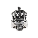 RO KING SKULL RING w/ CZ EYES