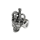 RO KING SKULL RING w/ CZ EYES