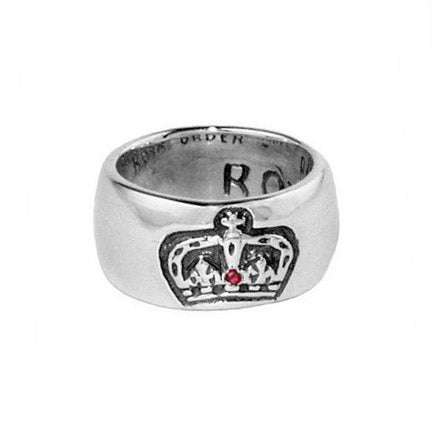 ROYAL CROWN BAND w/ 1 PRECIOUS STONE