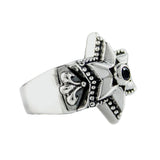 TRELLIS STAR OF DAVID RING w/ CZ
