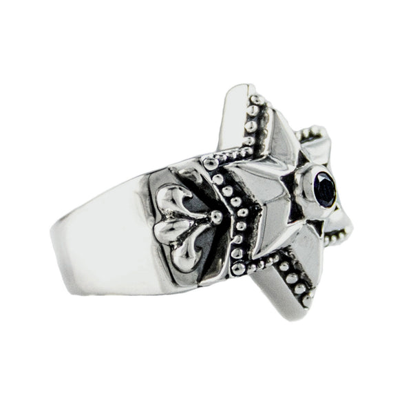 TRELLIS STAR OF DAVID RING w/ CZ