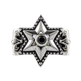 TRELLIS STAR OF DAVID RING w/ CZ