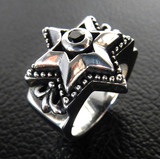 TRELLIS STAR OF DAVID RING w/ CZ