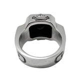 DEMI GOD SQUARE RING w/ CZ